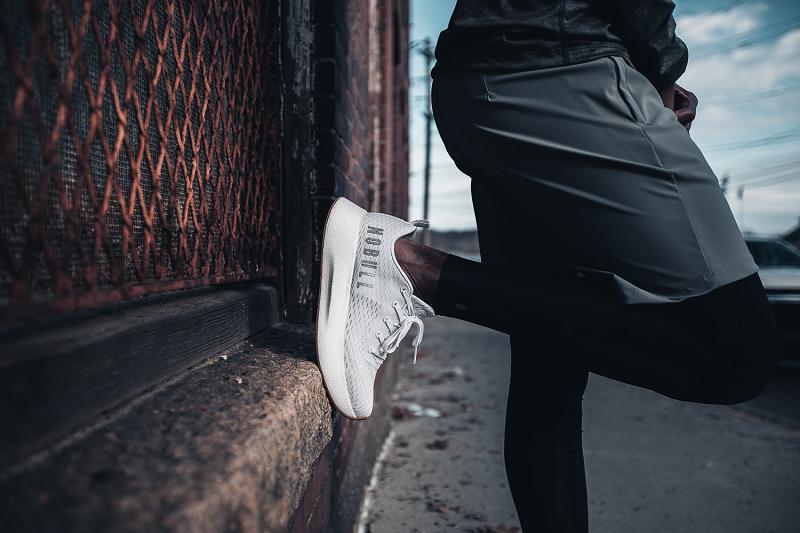 Nobull Runner+ Men's Running Shoes White | USA S1182G